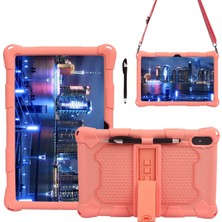 Enachanrited Tablet Kılıfı Galaxy Tab S7 11 Inç 2020 T870/T875 Silikon Kılıf Anti-Drop Tablet Standı, Kalem ve Askı (F) (Yurt Dışından)