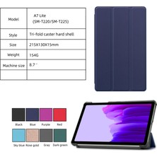 Enachanrited Tab A7 Lite 2021 Için Pu Kılıf 8.7 Inç T220 T225 Deri Flip Case Pu Deri Kılıf Tablet Standı (E) (Yurt Dışından)