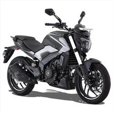 Bajaj Dominar 250-400 Amortisör Beyaz Kaplama Sticker Etiket Modeli