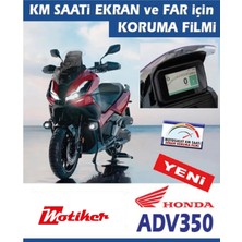 Honda ADV350 Motosiklet Far ve Ekran Km Koruyucu 2025 SONRASI