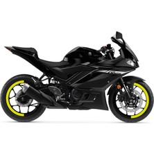 Yamaha YZF-R25 Yarım Jant Kaplama Sticker Etiket Modeli Neon Sarı