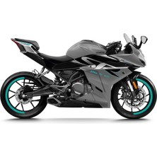 Cfmoto 250SR Yarım Jant Kaplama Sticker Etiket Modeli Turkuaz