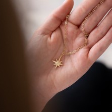 Altıntaş Zarif Kutup Yıldızı Altın Kolye