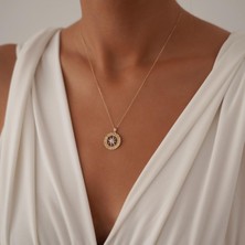 Altıntaş Burç Pusula Altın Kolye