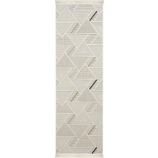 Cool Halı Ares 8805 Bohem Halı Salon Halısı Krem Halı Koridor Halısı Kesme Halı Yolluk Oturma Odası Halısı