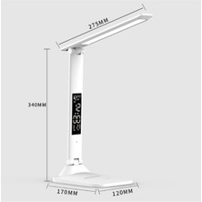 Unfathomable 30LED Kişilik Kare Masa Aydınlatma Lambası Basit Okuma Masa Lambası 2000 Mah Şarj Edilebilir Başucu Lambası Çalışma Çalışması Için (Yurt Dışından)