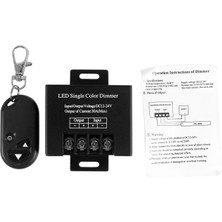 Unfathomable Tek Renk 5050 3528 LED Striplight Için 3 Anahtar Kablosuz Rf Uzaktan Kumanda ile 30A Tek Kanallı LED Dimmer Denetleyici (Yurt Dışından)