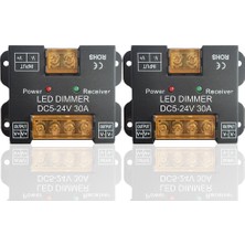Unfathomable Rf 30A Dokunmatik DC12V DC24V Tek Renkli Denetleyici LED Işıklar Için LED Dimmer (Yurt Dışından)