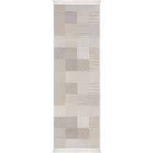 Cool Halı Ares 8806 Bej Halı Salon Halısı Patchwork Halı Koridor Halısı Kesme Halı Yolluk Oturma Odası Halısı