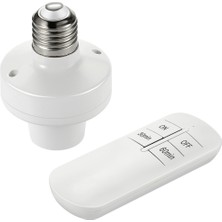 Unfathomable E26 E27 Kablosuz Uzaktan Kumanda Işık Soketi Lamba Tutucu 20M Tabanı Açık/kapalı Akıllı Anahtar Soketi Aralığı Akıllı Cihaz (220V) (Yurt Dışından)