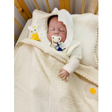 Tly Home Textiles  Bebek Nevresim Takımı (Multi Müslin Çiçek Panç )Tasarımlı