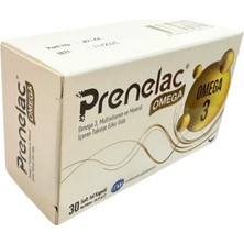 Prenelac Omega 30 Soft Jel Kapsül Multivitamin Multimineral