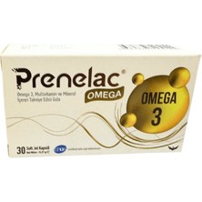 Prenelac Omega 30 Soft Jel Kapsül Multivitamin Multimineral