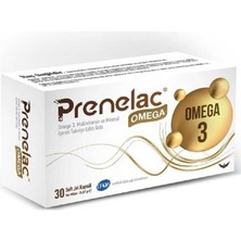 Prenelac Omega 30 Soft Jel Kapsül Multivitamin Multimineral