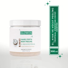 Glowon El, Ayak ve Vücut Peelıng Tropikal Hindistan Cevizi Esintisi 300 ml