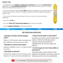 Arvepa Su Arıtma Cihazı Alkaline Filtre