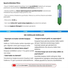 Arvepa Su Arıtma Cihazı Quartz (Detoks) Filtre