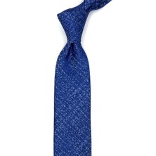 Kravatkolik Mavi Kum Desen Slim Kravat SK8020