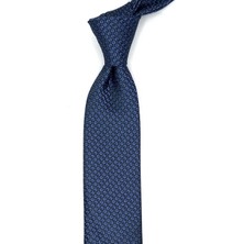 Kravatkolik Mavi Küçük Desen Slim Kravat SK8010