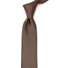 Kravatkolik Sarı Nokta Desen Slim Kravat SK8005