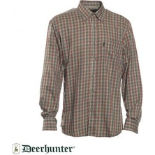 Deerhunter T. S.k.deerhunter Waylon 499 Red Kareli  Uzun Kol Gömlek 41/42