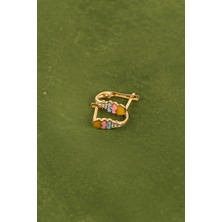 ÇGK KUYUMCULUK Dondurma Çocuk Altın Küpe CGKKP0123