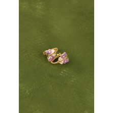 ÇGK KUYUMCULUK Kelebek Çocuk Altın Küpe CGKKP0127