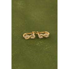 ÇGK KUYUMCULUK Taşlı Çocuk Altın Küpe CGKKP0134