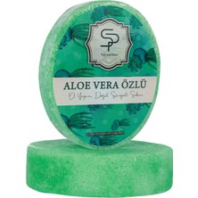 ALOEVERA ÖZLÜ EL YAPIMI DOĞAL SÜNGERLİ SABUN