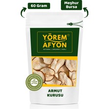 Gülçehre Yörem Afyon Meşhur Bursa Güneşte Kurutulmuş %100 Meyve Katkısız Şekersiz Armut Kurusu | 60GR.