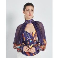 Işleme Detaylı Bolero ve Büstiyer Takım - Çıkarılabilir Bolero - Modern ve Şık - Özel Gün ve Davetler Için Takım