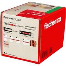 Fischer Duopower 10X80 Dıy Dübel 25 Adet