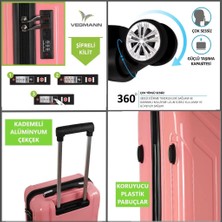 Bambus Home Vela Kırılmaz Dayanıklı  Valiz & Bavul