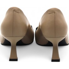 Gizzelli Shoes Çift Renkli Ince Topuklu Ayakkabı
