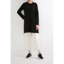 ALLDAY Siyah-Büyük Beden Süprem Sweat Tunik