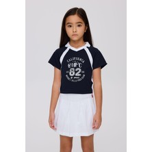 Beverly Hills Polo Club Kız Çocuk Lacivert Tshirt