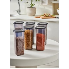 Saklama Kabı dikey 1750 ml lik 6 ADET erzak saklama kabı buzdolabı düzenleyici