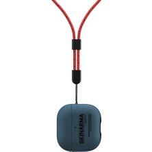 Skinarma Airpods 4 Kılıf Skinarma Pu Deri Tasarımlı Spunk Kulaklık Kılıfı Mavi