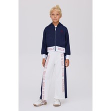 Beverly Hills Polo Club Kız Çocuk Lacivert Eşofman Üstü