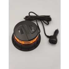 Demmon DM-910B LED Tepe Lambası - Çakar Lamba - Mıknatıslı & Çakmak Soketli - IP67 Ece R65 Onaylı