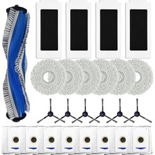 Ecovacs Deebot T30 Pro Omnı / T30 Max / T30 / DDX14 Elektrikli Süpürge Yedek Parçaları Ana Yan Fırça Hepa Filtre Paspas Bezi (Yurt Dışından)