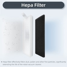Tikom G8000/G8000 Pro/honiture G20 Rulo Ana Yan Fırça Hepa Filtre Paspas Bezleri Bez Robot Vakum Yedek Parça (Yurt Dışından)