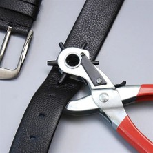 Omilife Kemer Delme Makinası Pratik 6 Başlıklı Kemer Delme Aleti Metal Kemer Delme Aparatı