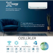 Midea 2025 Model Yeni Nesil A+++ Xtreme Save AG2Eco-18NXD0-I Duvar Tipi 18.000 Btu Wi-Fi İnv. Klima (MONTAJ DAHİL DEĞİLDİR!)