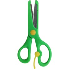Öğrenci Çocuk Okul Etkinlik Makası, Karton Resim Yeşil Makas, Green Student Scissors