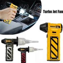 Alchemy El Tipi Mini Turbo Jet Fan 110000RPM Yüksek Güçlü Hava Üfleyici Saç Kurutma Makinesi Elektrikli Süpürge Toz Fırçasız Motor B (Yurt Dışından)