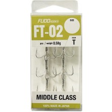 Fudo Treble Middle Class Ft-02 Galvaniz Üçlü Iğne