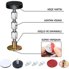 Omilife Yatak Baza Başlık Sabitleme Aparatı Ses Önleyici Eşya Sabitleme Aparatı 2 Adet (8-11 Cm)