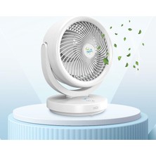 House Pratik Hp61 Yüksek Performanslı Pratik Taşınabilir Şarj Edilebilir 3 Kademeli Masaüstü Fan