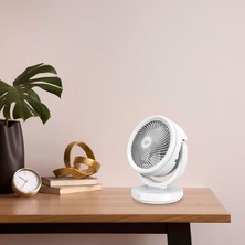 House Pratik Hp61 Yüksek Performanslı Pratik Taşınabilir Şarj Edilebilir 3 Kademeli Masaüstü Fan